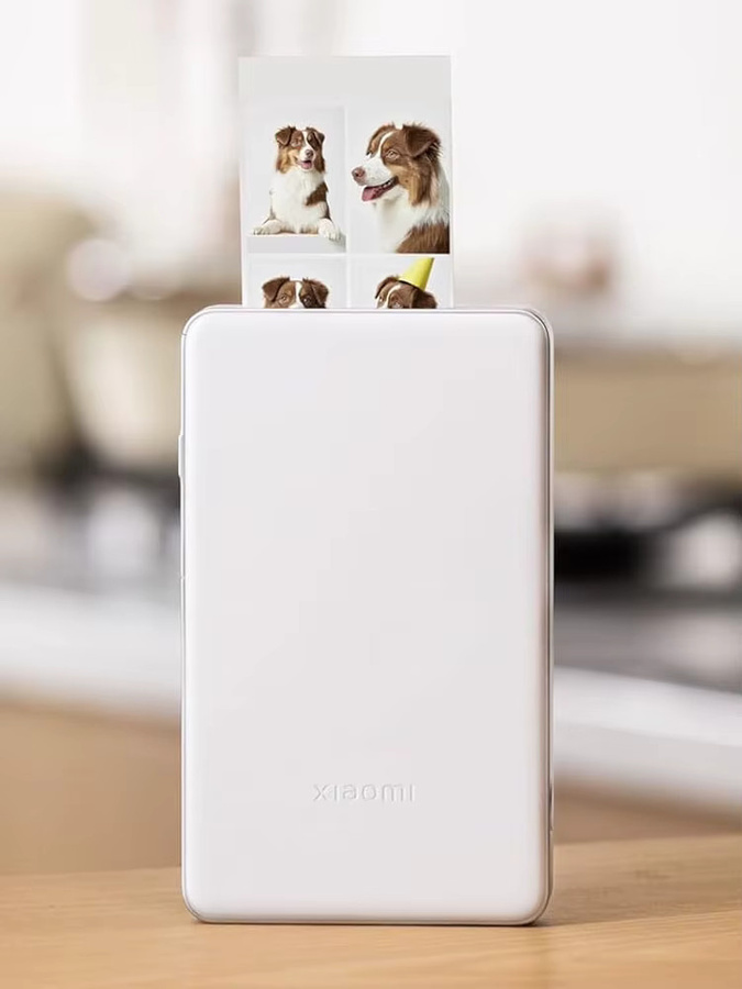Xiaomi Tragbarer Fotodrucker Pro – Kabelloser Mini Thermodrucker mit Bluetooth 5.2 für Smartphone und Tablet in Weiß - Bild 1