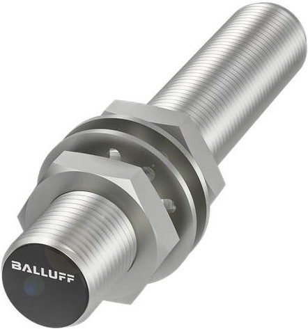 Balluff Induktiver Näherungsschalter BES 516-325-SA52 BES035F bündig PNP Schließer in Silber, Durchmesser: 12 mm, Länge: 70 mm - Bild 1
