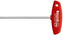 Wiha Stiftschlüssel mit Quergriff Sechskant aus Chrom-Vanadium, Schlüsselweite: 8 mm, Klingenlänge: 200 mm - Bild 1