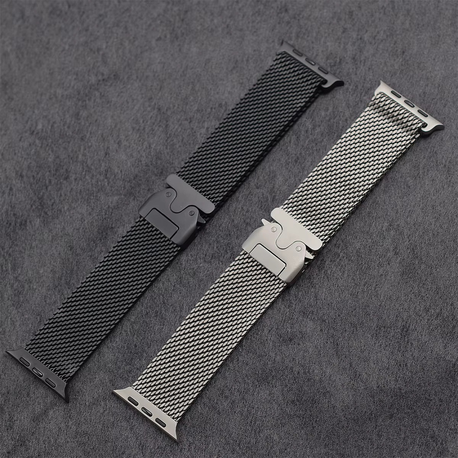 CHIICSMART Uhrenarmband Titan, Milanaise, Silber, Unisex - Bild 5
