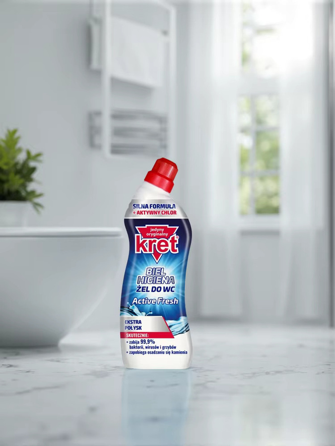Global Cosmed WC-Gel Maulwurf 750 ml zur Aufhellung und Entfernung von Kalkstein und Gerüchen mit Desinfektionswirkung - Bild 4