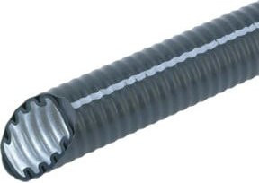 Fränkische Kunststoff-Wellrohr biegsam FFKuS-EM-F-LS0H in Schwarz und Grau, B/D: 16,0 x 10,3 cm - Bild 1