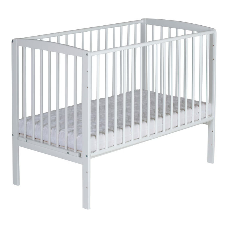 Schardt Beistellbett Micky Plus aus Buche Massivholz in Weiß, B/T/H: 60 x 120 cm - Bild 2