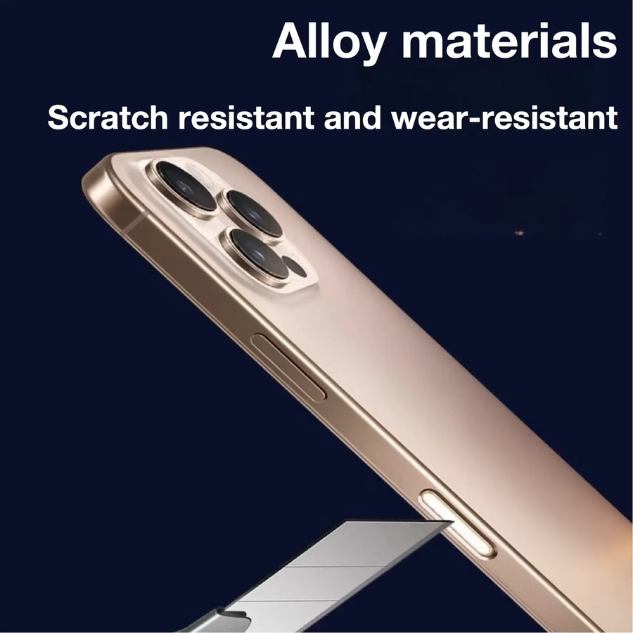 Apple Kamera Shortcut Schutz Aufkleber für iPhone 16 Pro Max, iPhone 17 Pro Max und iPhone 16 Plus in Gold - Bild 5
