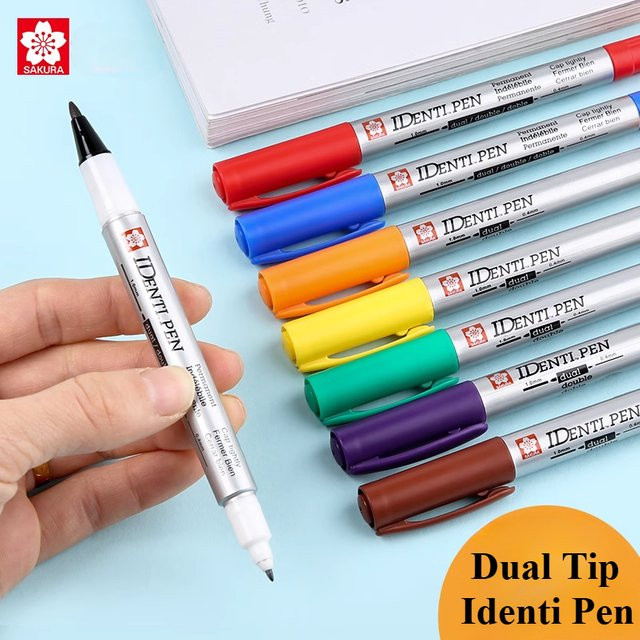 SAKURA IDENTI Permanentstift mit zwei Spitzen, 1,0 mm, Mehrfarbig - Bild 1