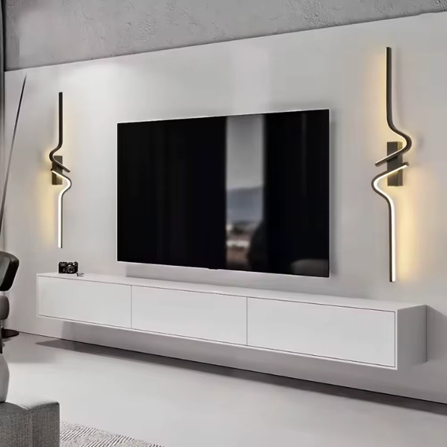 Moderne LED Wandleuchte DARHYN mit integriertem LED für Wohnzimmer Schlafzimmer und Esszimmer - Bild 3