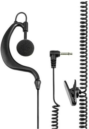Midland EP21 In-Ear Ohrhörer mit 3,5 mm Stecker in Schwarz - Bild 1