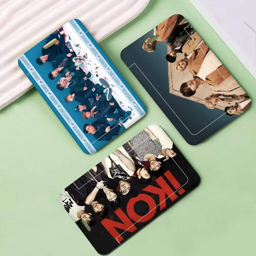 I-Ikon Kpop Kartenhalter aus Kunststoff für Firmenausweise und Arbeitskarten, Mehrfarbig - Bild 3