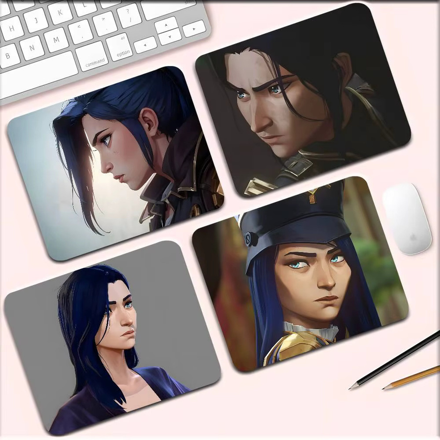 Moetch Anime Mousepad Caitlyn Kiramman Mehrfarbig Rutschfestes Deskpad für Tastatur und Laptop - Bild 2