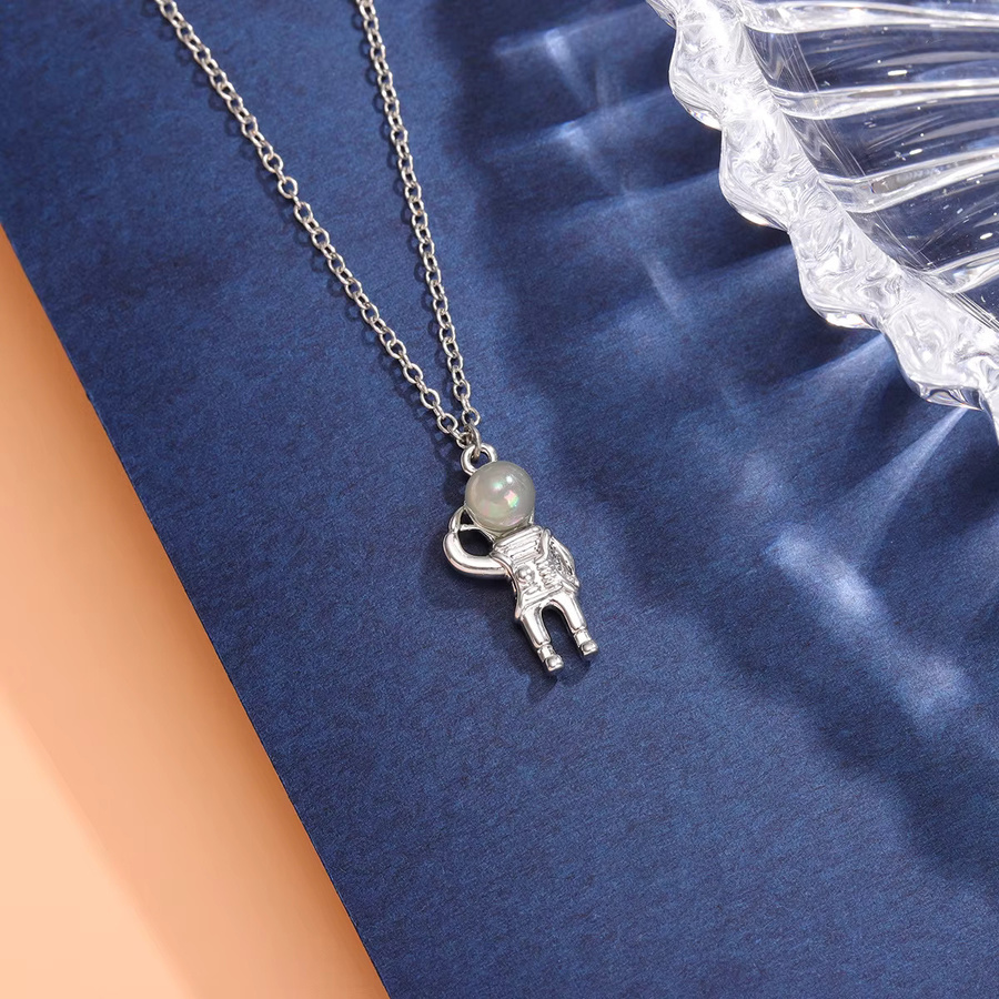 Halskette Astronaut, 925 Silber, GaGa-Duck - Bild 3