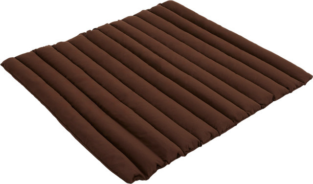 HAY Palissade Soft Quilted Kissen für Lounge Sofa in Anthrazit und Rot, rechteckig - Bild 1
