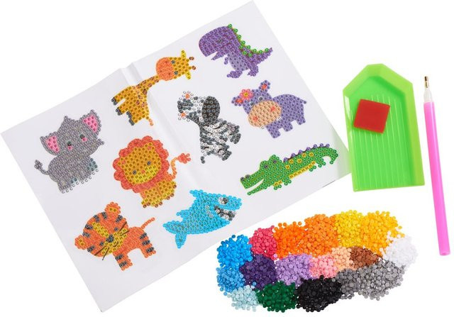 PRACHT Diamond Painting Sticker Bastelset Zootiere - Bild 1