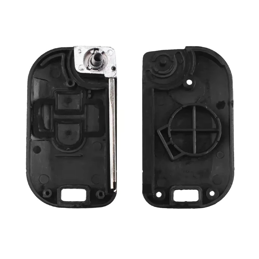 Keyyou 5er Set Remote Auto Schlüssel Shell Flip Folding Gehäuse für Nissan Qashqai Micra Navara Almera Note Primera Sunny in Schwarz - Bild 3