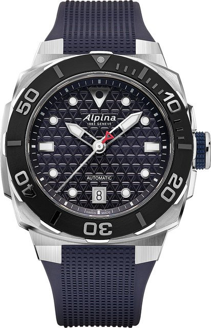 Alpina Seastrong Diver Extreme Automatik, Edelstahl, 40 mm, Blau, Unisex - Bild 1