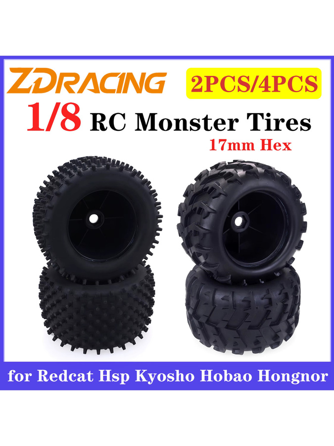 ZD Racing RC On-Road Monster Reifen, 1:8, 2/4er Set - Bild 4