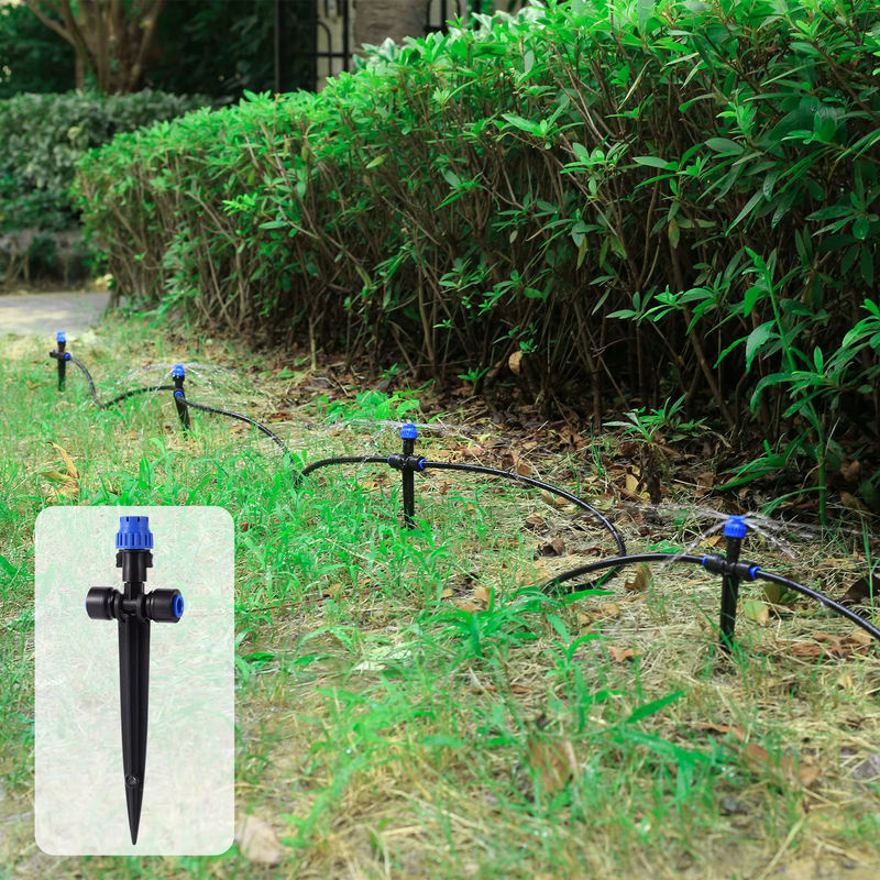 10er Set TOHONGADON 8-Loch Mikrospray-Tröpfchen-Emitter mit 180 Grad drehbarer verstellbarer Halterung für die Gartenbewässerung - Bild 4