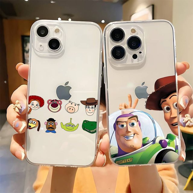 Transparente Toy Story Handyhülle für Apple iPhone 11 bis 17 Pro Max und weitere Modelle - Bild 1