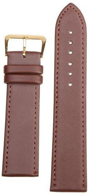 Home time Uhrenarmband Leder, braun, Unisex, 206mm*24mm - Bild 1