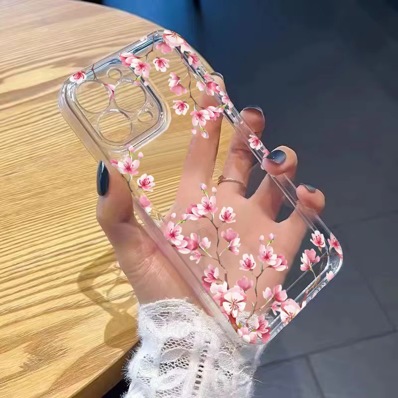 Kirschblüten Handyhülle aus weichem TPU für Xiaomi Redmi Note und Redmi Serie - Bild 5