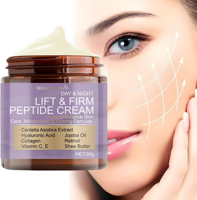 Levin Water Ice Lift&Firm Peptidcreme, mit Kollagen, Retinol, Unisex - Bild 1