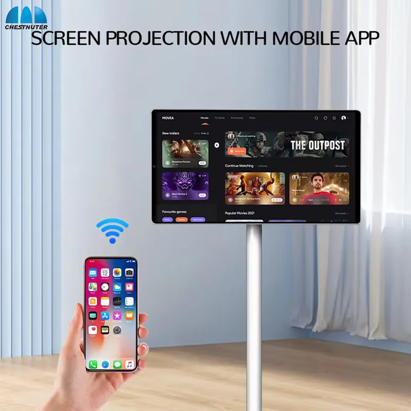 Multifunktionales Smart Display mit 21,5 Zoll InCell Touchscreen-Monitor und Android 13 in Weiß - Bild 4