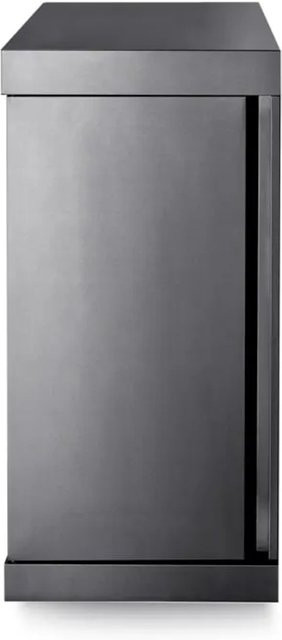 MyOutdoorKitchen Modul mit Schrank Small Black Collection in Schwarz-Anthrazit matt aus Edelstahl - Bild 1