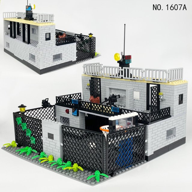 Linyi toy Gebäude-Komplex, Polizei, Kunststoff, Bunt / Mehrfarbig - Bild 1