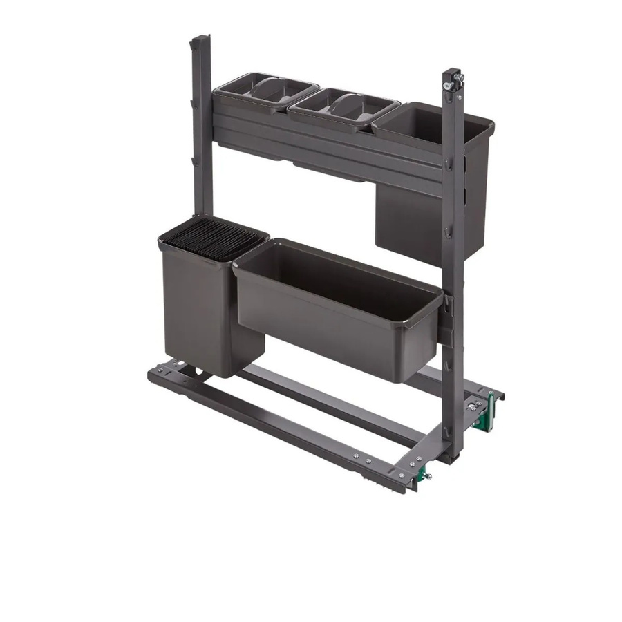 Kesseböhmer YouBoxx Set 1 Anthrazit mit Deckel und Trenner für DISPENSA-X Junior Swing, B/T/H: 15,0 x 19,5 x 11,5 cm - Bild 2