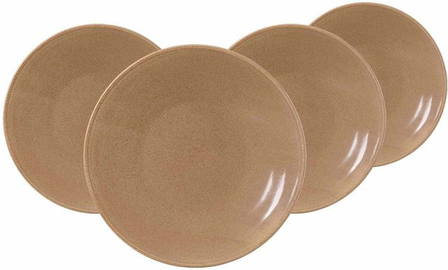 Ritzenhoff & Breker Speiseteller Sahara aus Porzellan in Sand, 4er Set, Durchmesser: 27,5 cm - Bild 1