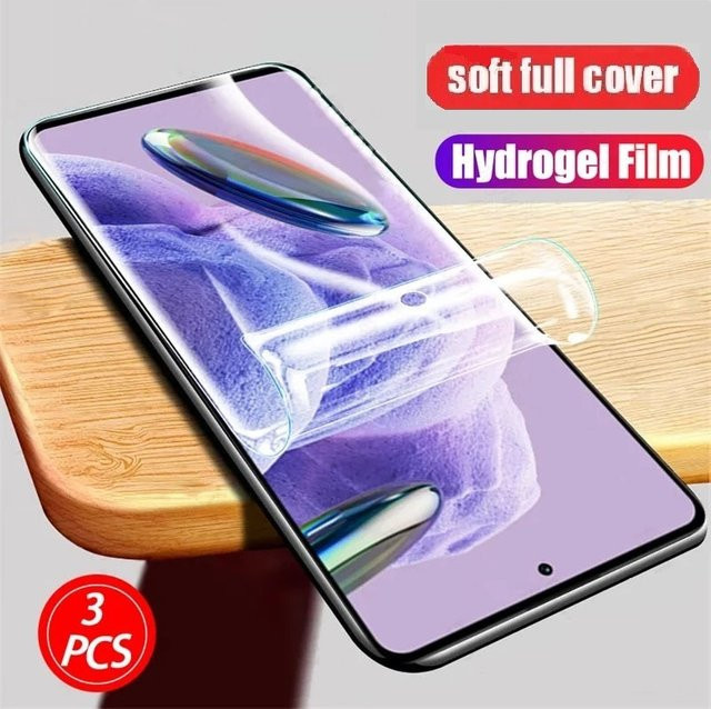 3er Pack Hydrogel Displayschutzfolie für Xiaomi POCO X7 Pro X6 X5 X4 X3 GT NFC M4 M5 M6 Pro F6 Pro F5 F4 F3 C65 C75 in Transparent - Bild 1