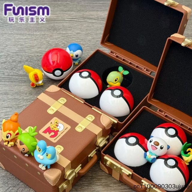 Funism Pokémon Blind Box Figur, Starter Pokémon Poke Ball, Einzelfigur, ab 14 Jahren - Bild 1