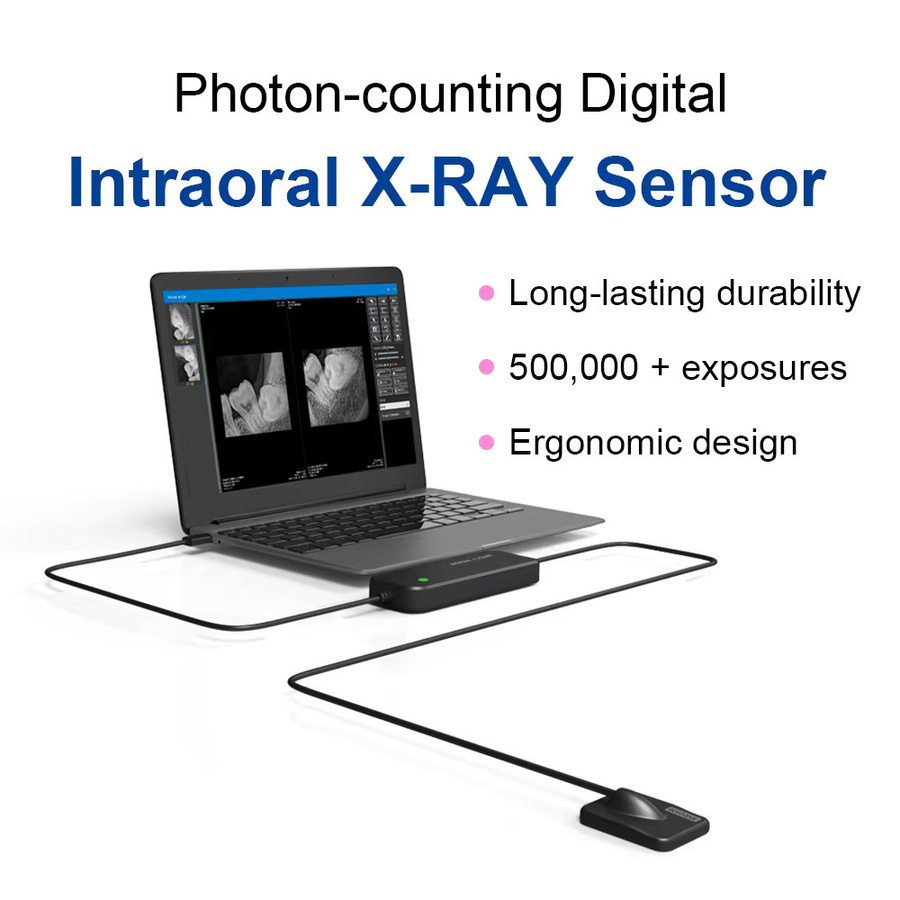 JINGT AI DynImage Digitales Intraorales Dental-Röntgensystem in Schwarz mit 3m Kabel und Software - Bild 4