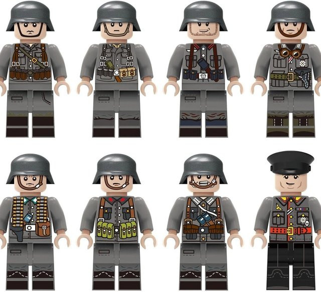 MOTHER AND BABY TOYS GUANGDONG Soldaten Minifiguren, Militär Bausteine - Bild 1