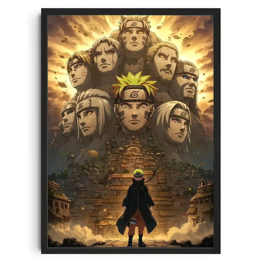 Bandai Klebeposter Naruto Charaktere Sasuke Itachi Uzumaki Madara Kakashi Pain Minato HD-Kunst Wasserfeste Wanddekoration Mehrfarbig - Bild 7