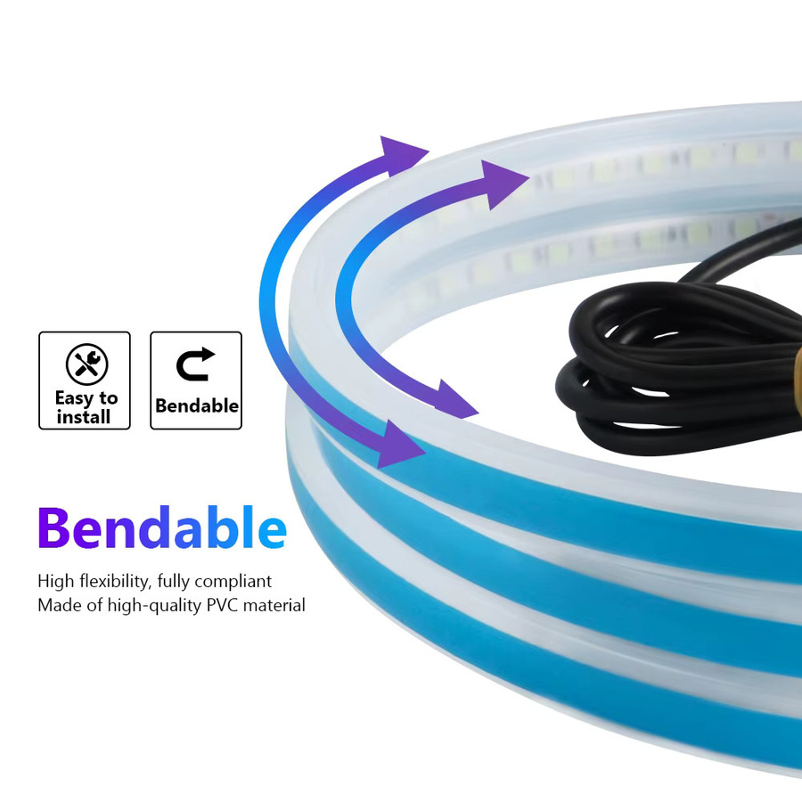 KALADA Symphony Auto-LED-Haubenlichtleiste mit 108 LEDs, Mehrfarbig, Tagfahrlicht und Atmosphärenlicht für SUV, steuerbar per App und Fernbedienung - Bild 2