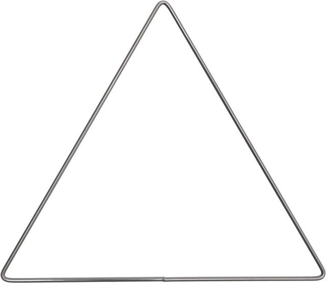 Rico Design Metallring Dreieck in Anthrazit mit 20 cm Durchmesser - Bild 1