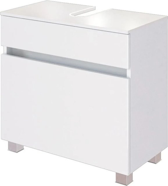 Waschbeckenunterschrank Verona von Held Möbel in Matt Weiß, Breite: 60 cm, Höhe: 54 cm, Tiefe: 35 cm - Bild 1