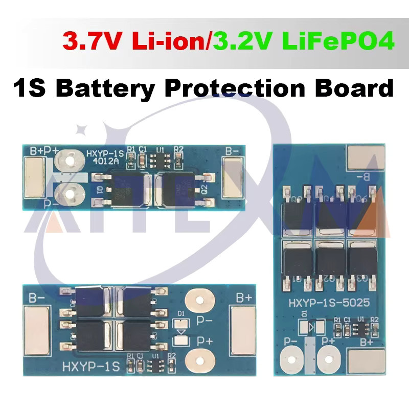 BMS 1S LiFePO4 und Li-Ion Batteriemanagementsystem für 3,7 V bis 3,2 V mit Schutz vor Kurzschluss und Überladung, Blau - Bild 3