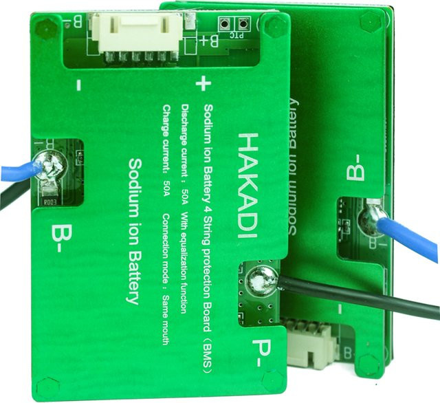 HAKADI Bluetooth BMS für DIY Natrium-Akku mit Active Balance, grün - Bild 1