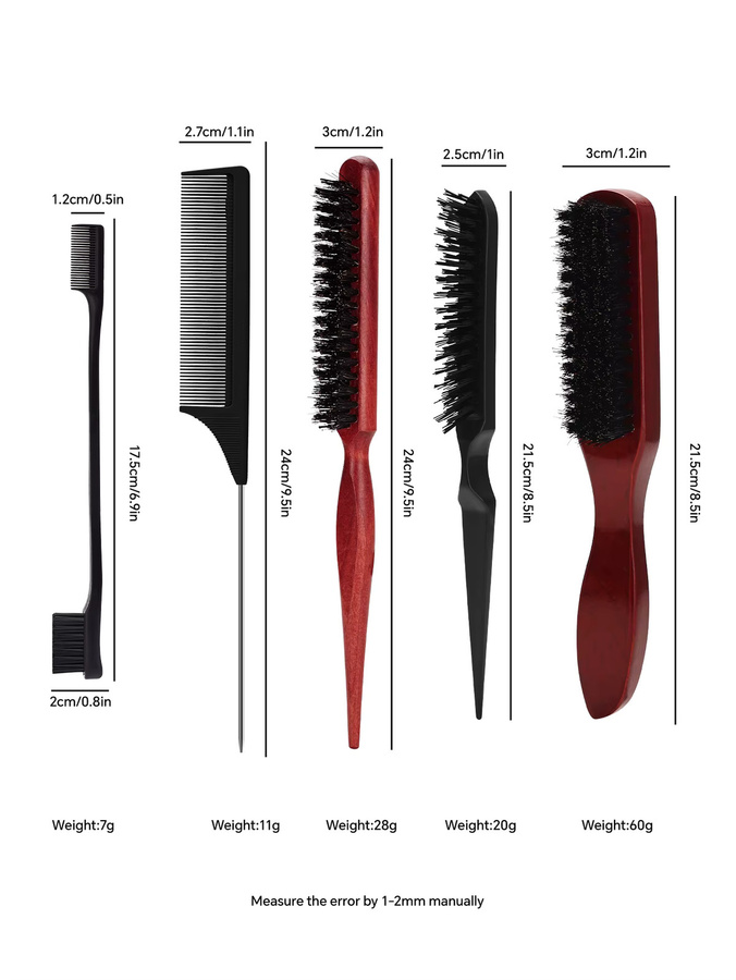 BARBERTOP Haarstyling-Kamm- und Bürstenset, Unisex - Bild 5