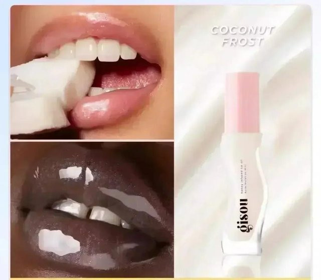 Gisou Lippenöl Coconut Frost, Glänzend, Unisex - Bild 1