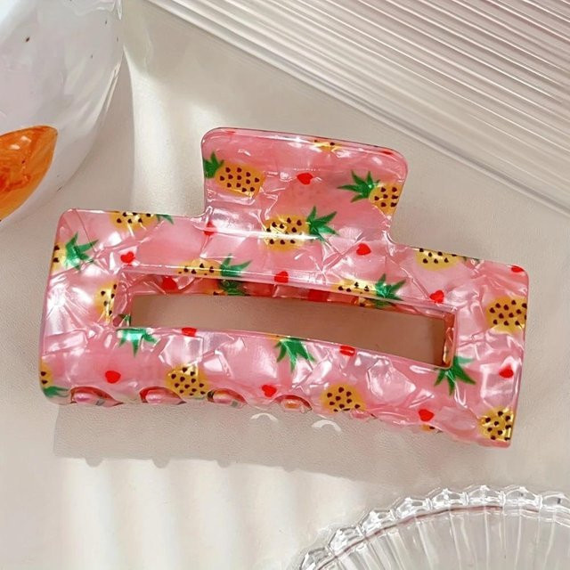 Haarspange Frucht-Design, Rechteckig, Damen - Bild 1