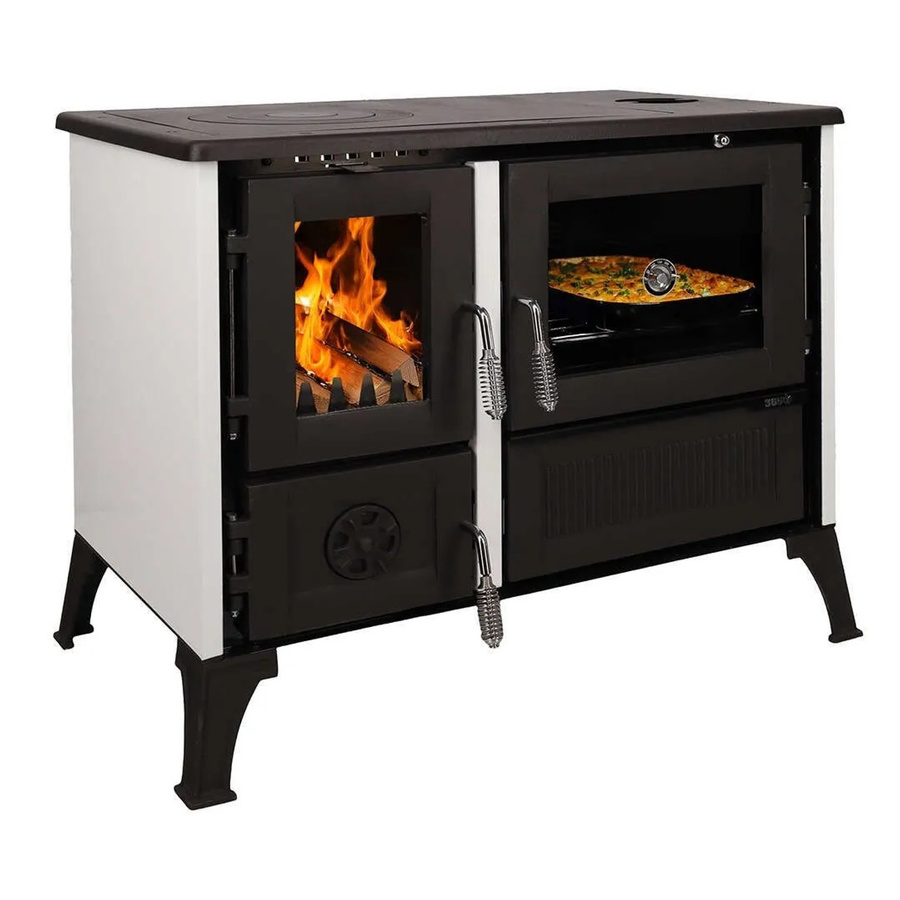 365 Küchenofen Cook Smart Weiß Emailliert 8 kW - Bild 2