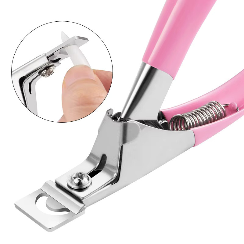 Cipper Nagelschneider, U-förmiger Acryl-Nagelkanten-Trimmer, Edelstahl, Unisex - Bild 1