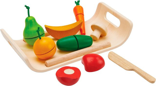 Plantoys Schneidebrett Obst & Gemüse, ab 1,5 Jahre - Bild 1