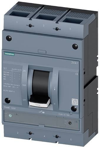 Siemens 3VA1563-5EF32-0AA0 Leistungsschalter in Grau mit einem Einstellbereich von 441 - 630A und einer maximalen Schaltspannung von 690 V/AC sowie 750 V/DC - Bild 1