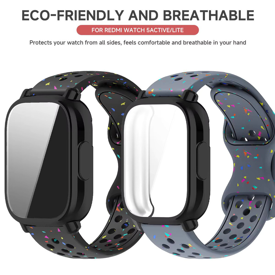 Xiaomi Armband und Hülle für Redmi Watch 5, Active 5 Lite, Silikon, multicolour - Bild 3