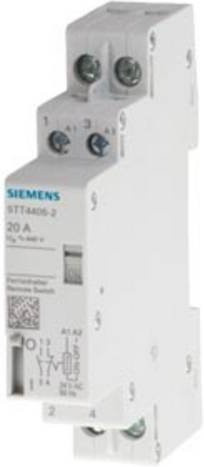 Siemens Fernschalter Hutschiene 5TT4417-5, 1 Wechsler, 400V, 20A, Weiß - Bild 1