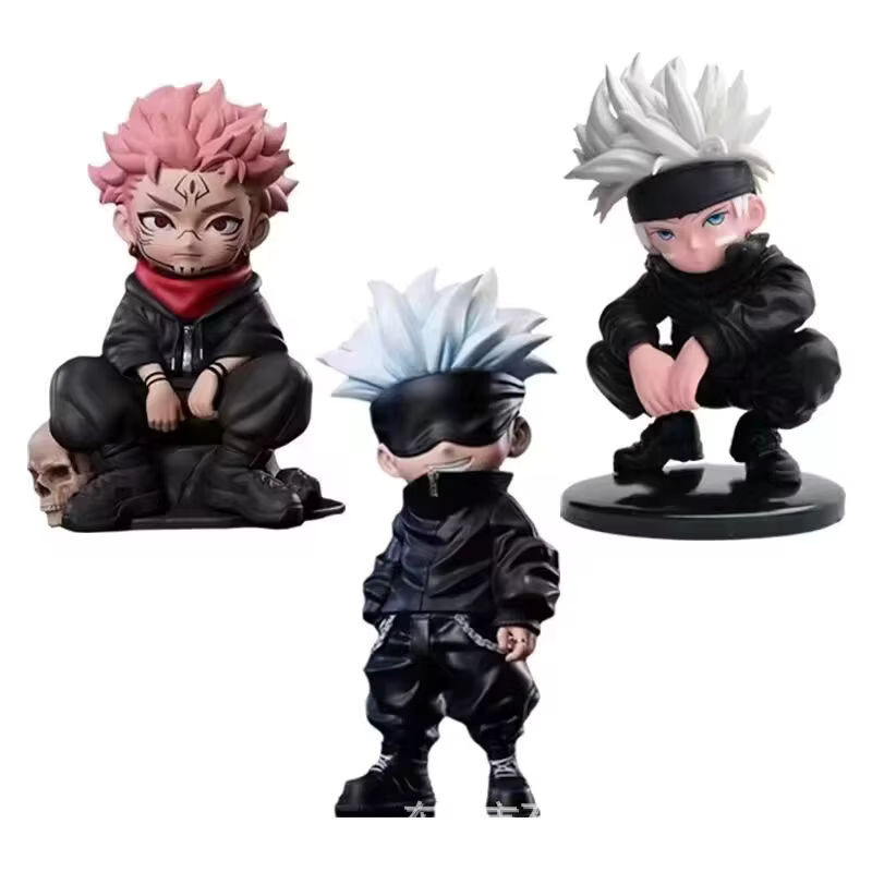 Bandai Jujutsu Kaisen Actionfiguren Satoru Gojo und Sukuna Modellfiguren aus Kunststoff in Schwarz - Bild 3