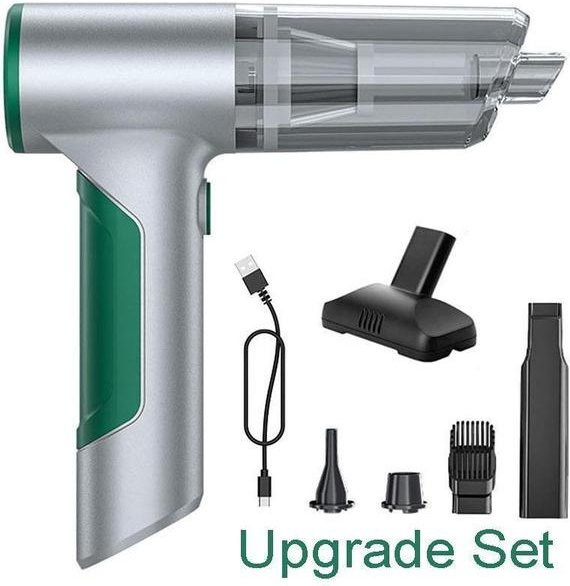 CARSUN 3-in-1 Kabelloser Autostaubsauger mit 14000 PA, Multifunktions-Vakuum, Gebläsefunktion und bürstenlosem Motor, Grau - Bild 1